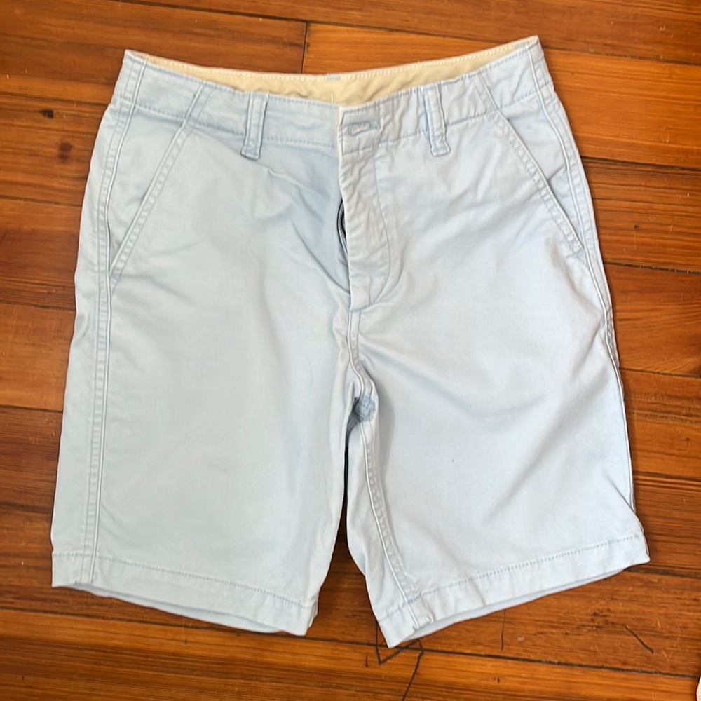 Gap shots size 16 in a faded light blue color 99% cotton in great condition.